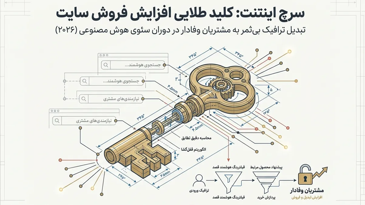 سرچ اینتنت چیست؛ کلید طلایی افزایش فروش سایت