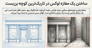 یک مغازه لوکس در کوچه ی بن بست