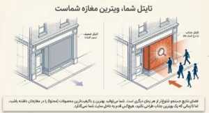 تایتل شما ویترین مغازه شماس