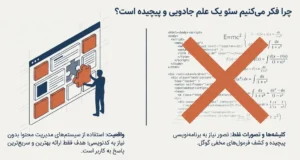 چرا فکر می‌کنیم سئو یک علم جادویی و پیچیده است؟ (رفع ترس مبتدیان)