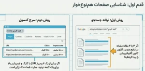 شناسایی صفحات هم نوع خوار