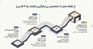 نقشه راه قدم‌به‌قدم برای ورود به بازار کار سئو